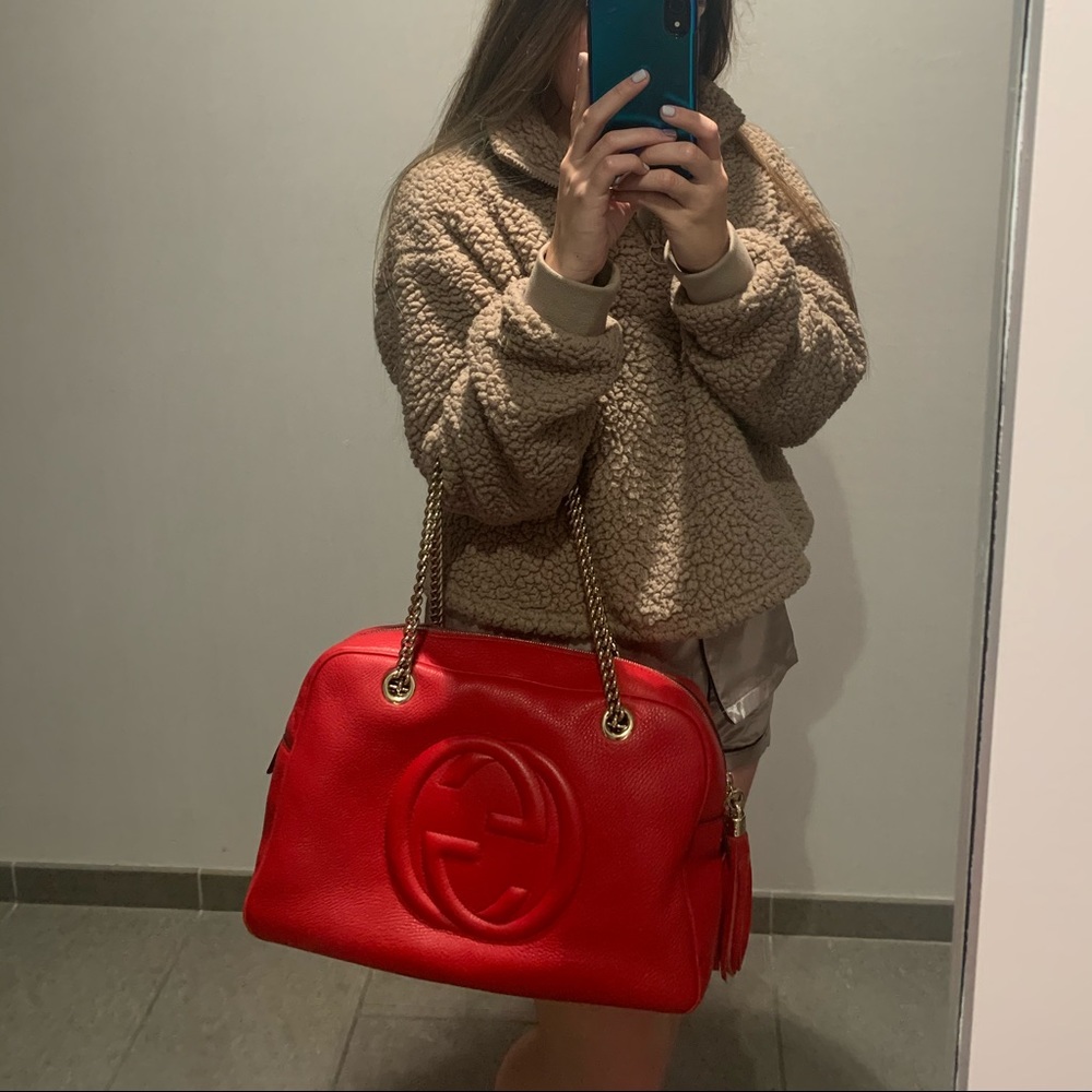 Large Gucci Soho Chain Shoulder Bag